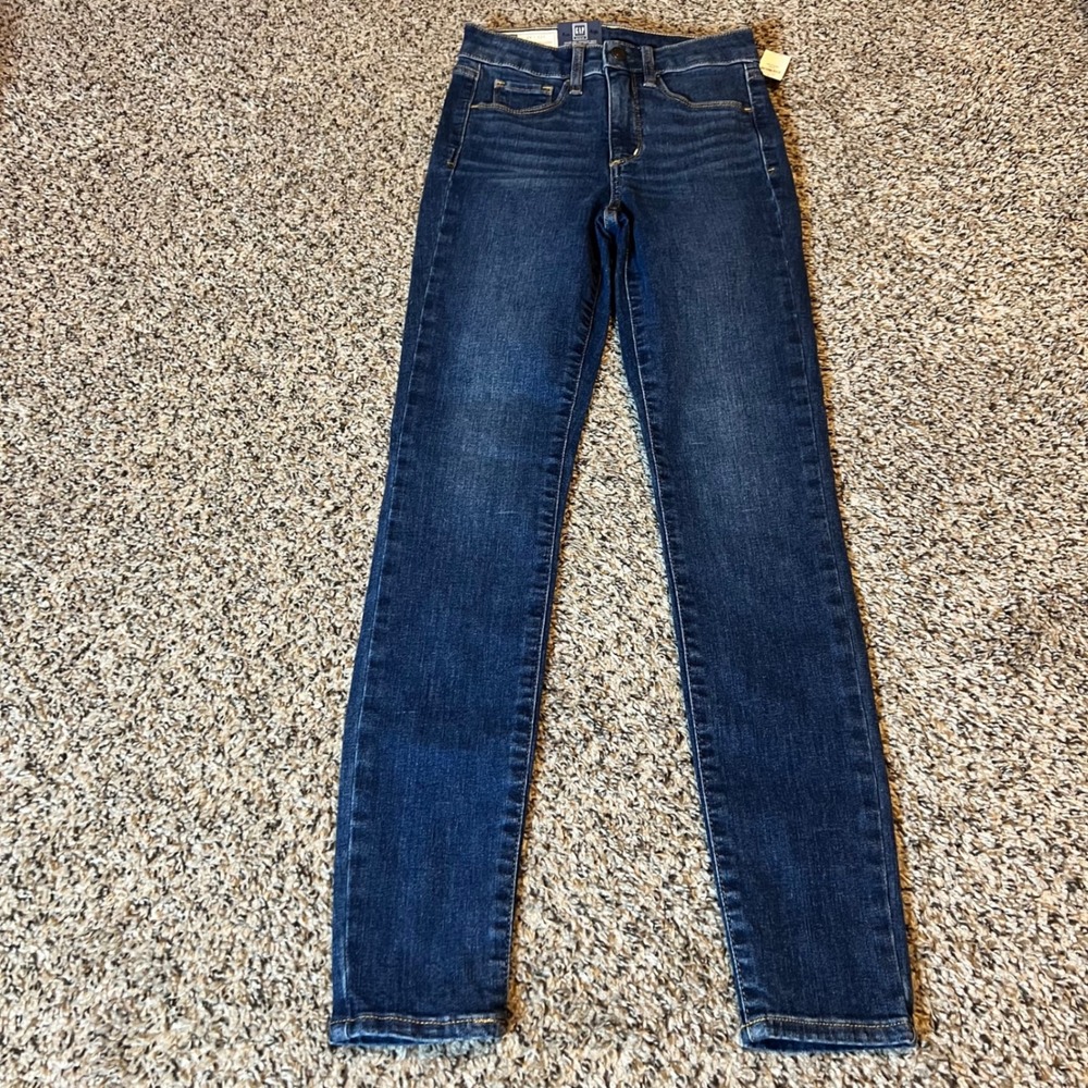 GAP Universal Jegging High Rise Women Dark Wash Denim Jeans Size 24